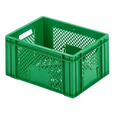 Caisse en plastique 40 x 30 x 19,3, vert, en polyéthylène (PE-HD) - Mycket uppskattad