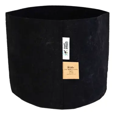 Root Pouch 8 l, black, approx. 21 x 21 cm - degradable, without handles | Handla nu