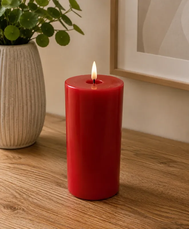 Specialpris | LED Blockljus H17cm Röd