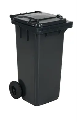 Ta chansen | Avfallskärl 120 L, grått lock